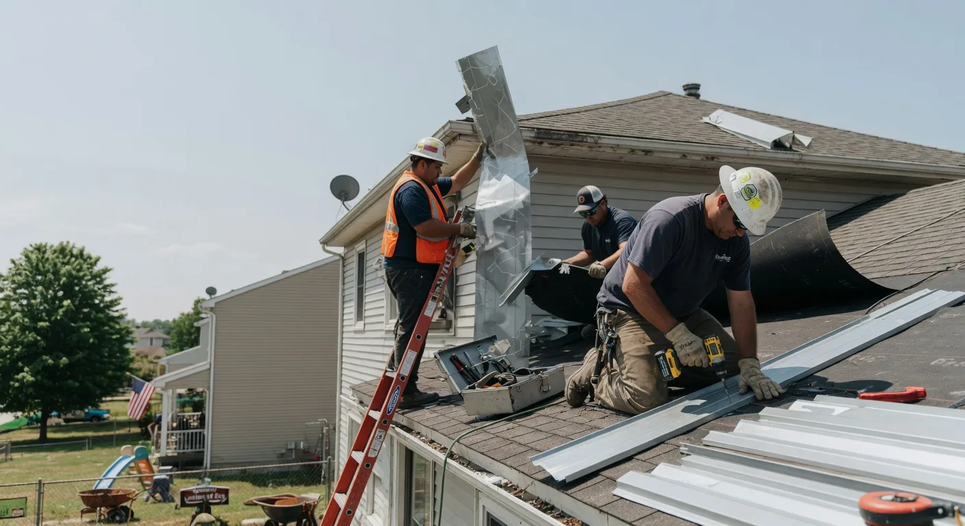 Metal Roof Repair in Clarita, OK